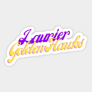 Laurier Golden Hawks Sticker